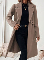 Women's Belted Longline Coat - view 9