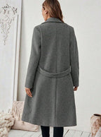Women's Belted Longline Coat - view 11