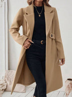 Women's Belted Longline Coat - view 3