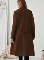Women's Belted Longline Coat - view 5