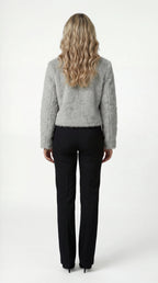 Women's Cropped Faux Fur Jacket - view 4