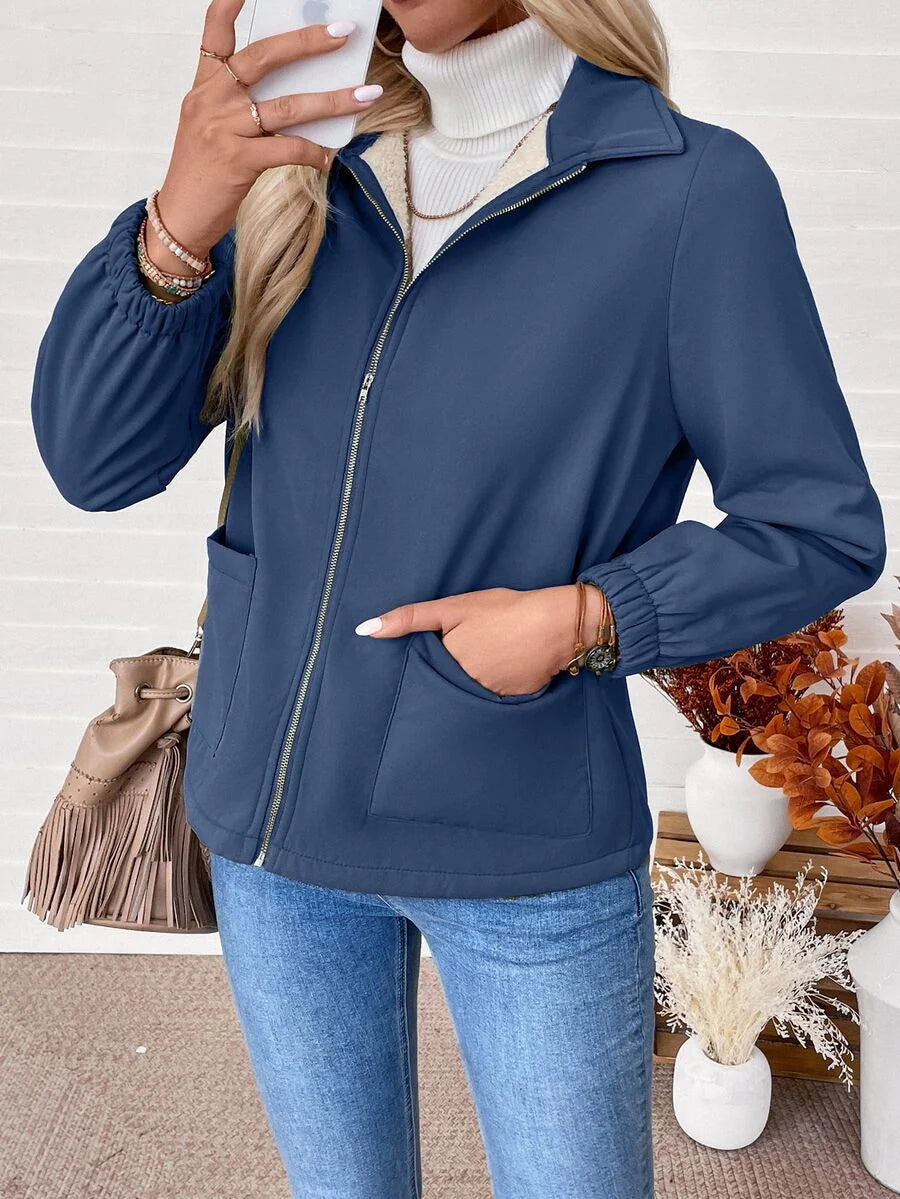 Women's Fleece-Lined Zip Jacket - view 1