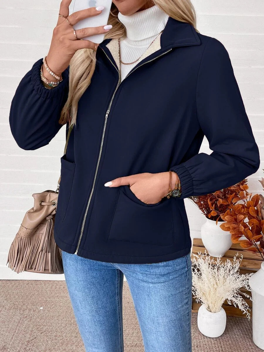 Women's Fleece-Lined Zip Jacket - view 3