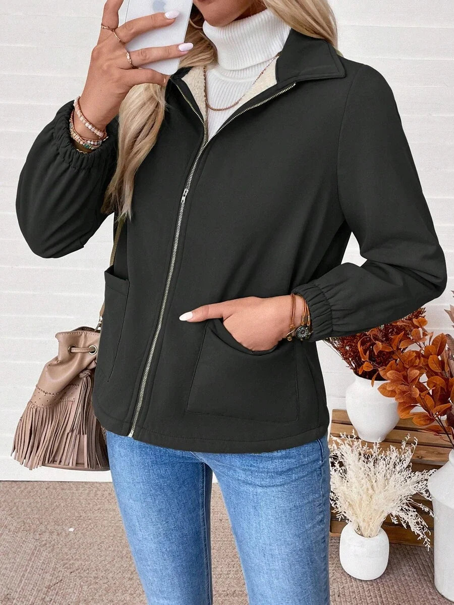 Women's Fleece-Lined Zip Jacket - view 5