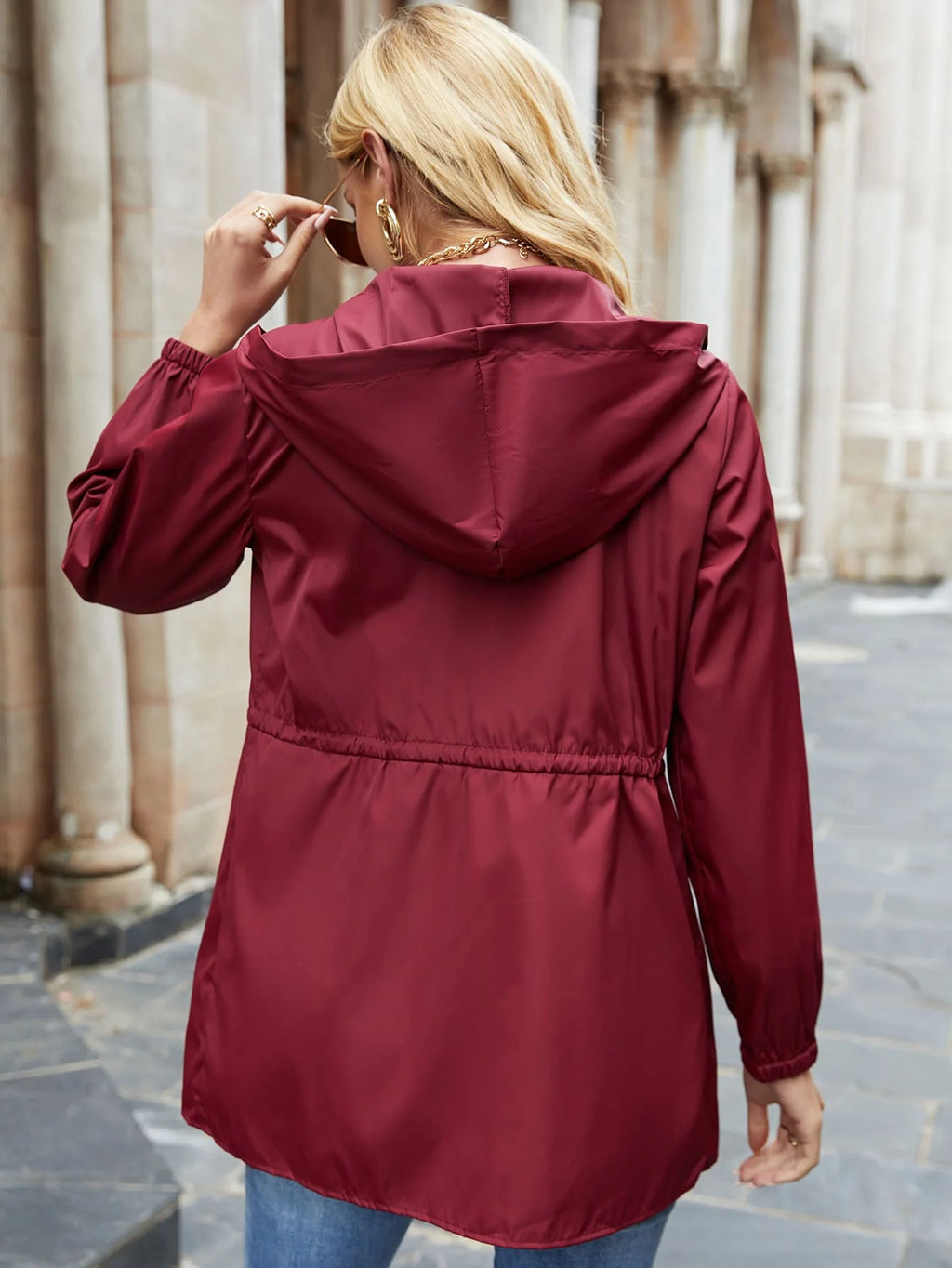 Women's Hooded Windbreaker - view 1