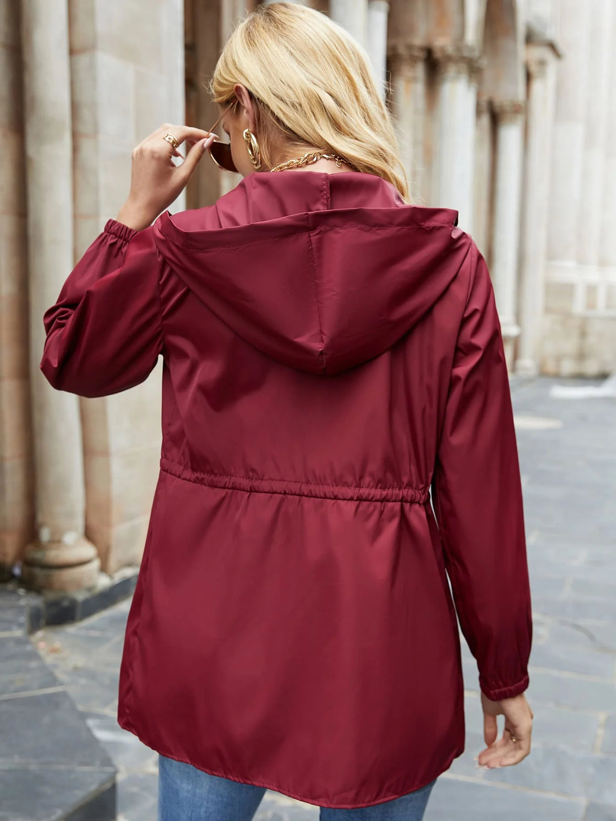 Women's Hooded Windbreaker - view 1